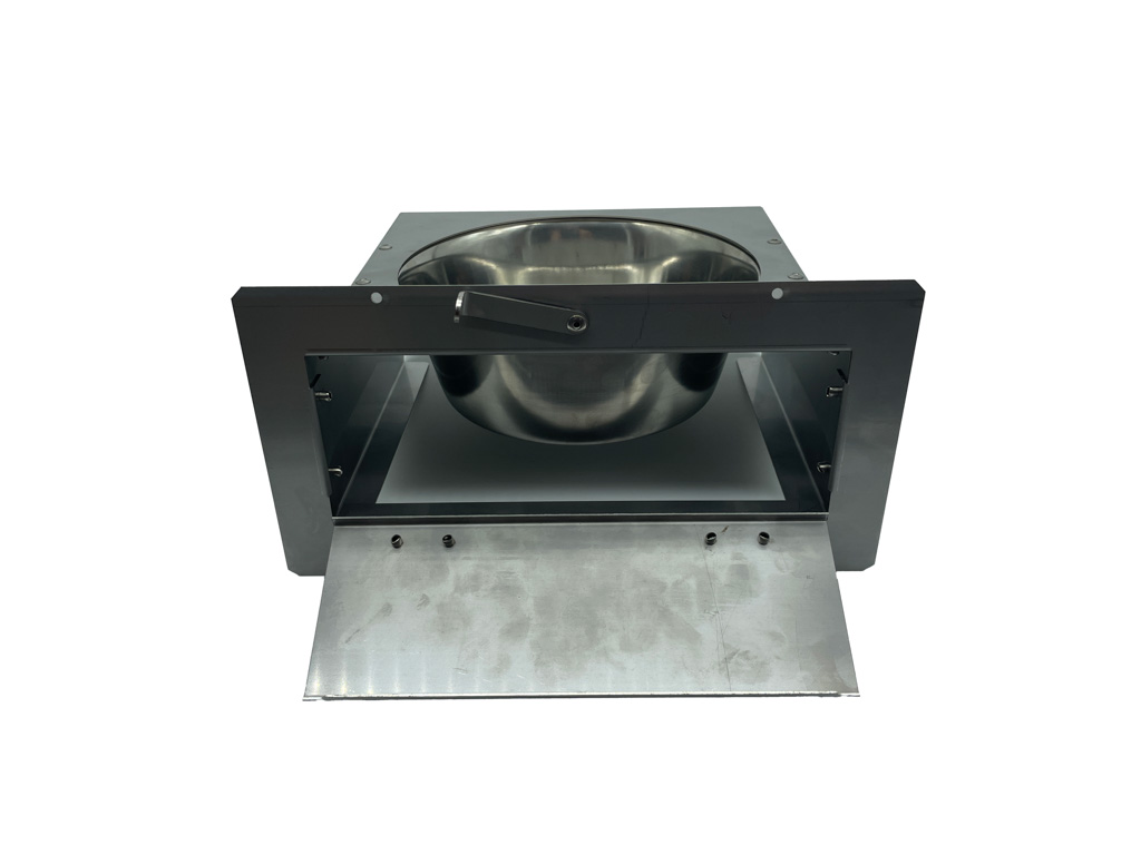 Krmný pult nerezový (1x21cm) - výsuvný