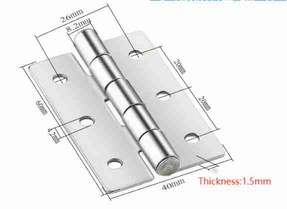 Závěs kloubový Z1   60x38 Nerez