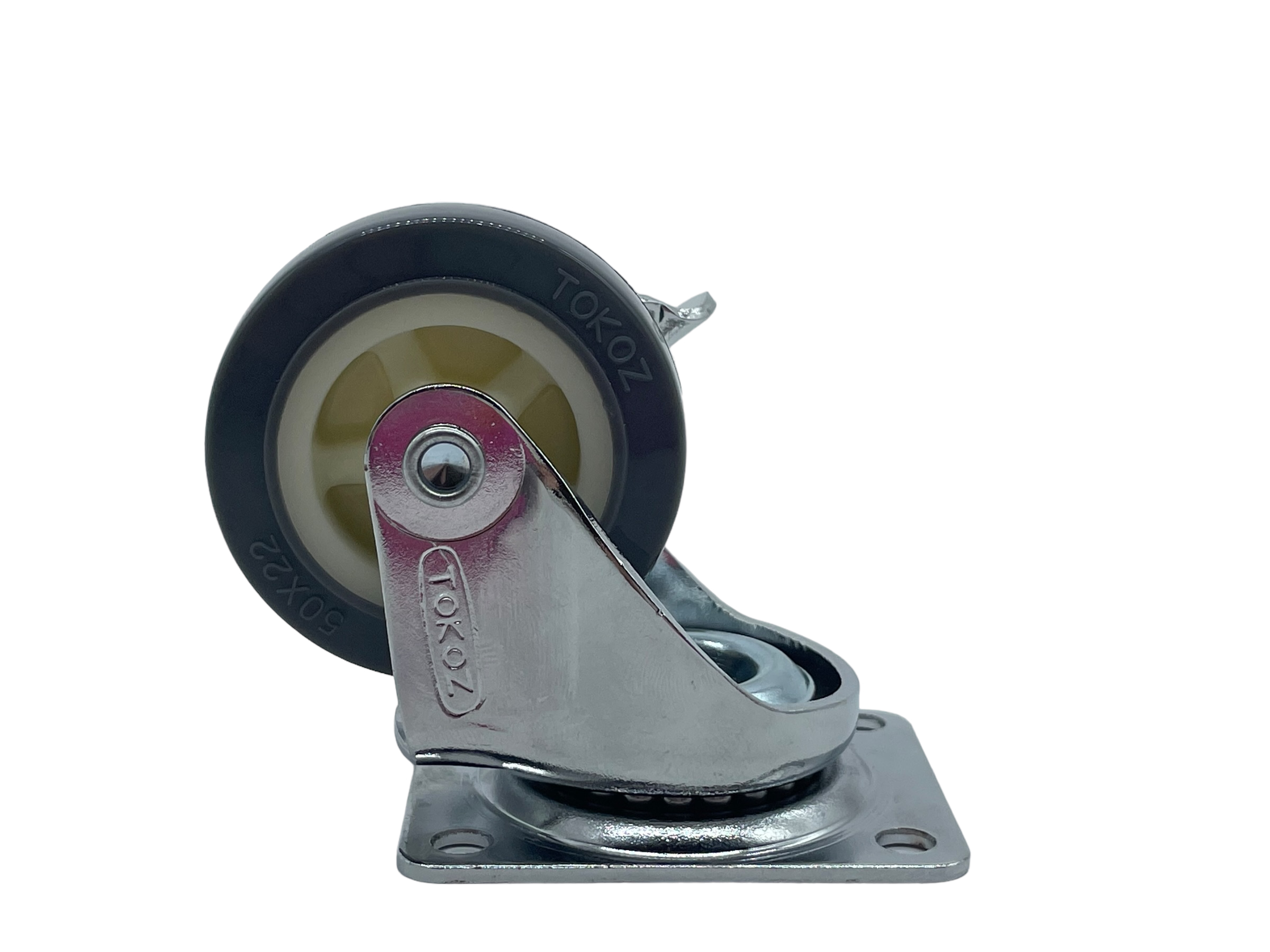 Kolečko nábytkové otočné 50mm základna brzda 