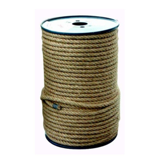 Lano stáčené konopné  8 L/PP-100m S01013 pevnost  490