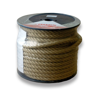 Lano stáčené konopné 16 L/PP-50m S01026 pevnost  2550